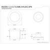 Kingston Brass BS2008 Extended Disposal Flange, Brushed Nickel