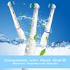 8X Electric Toothbrush Heads, ICOVE Compatible with Oral-B Braun Electric Toothbrush, Precision Clean Professional Brush Replacement Head for Oral B (8 Count, Pack of 1)
