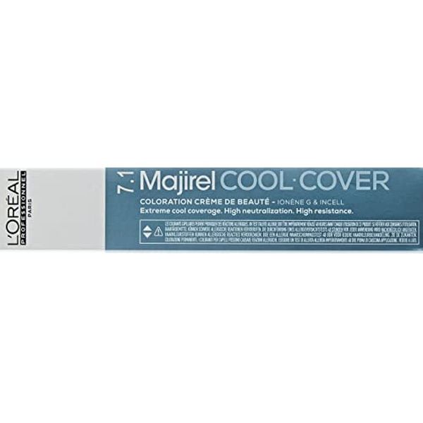 L'Oréal Professionnel Majirel Cool Cover Hair Colour, B7, 7.1, 50 ml