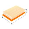 Bosch Automotive S3095 - Luftfilter Auto