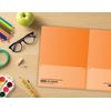Vinyl Take-Home Folder - Orange (Pack of 24)