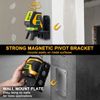 PREXISO Laser Level with Tripod & 2 Plumb Dots 100 Ft for Construction Ceiling