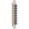 Delock 10 Inch LWL Patch Panel 12 Port SC Duplex Beige 1 HE Grey