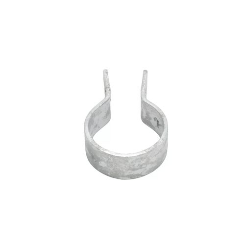 Galvanized Steel Chain Link Brace Band, Durable Steel Chain Link Fence Hardware, Rust-Resistant, Easy Install, Includes Required Bolt (3, 2-3/8")