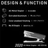 Max Stapler Full Metal Silver HD-10X/AL SILVER