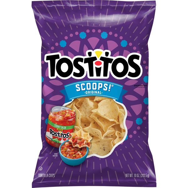 Tostitos Scoops Tortilla Chips, 10oz Bag