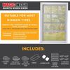 Magic Mesh Magnetic Screen Fiberglass Replacement Window~Custom Fit Most Window