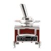 Heschen Metal Toggle Switch, RT1021, SPST, Maintained ON/OFF 2 position, 15A 250VAC, CE