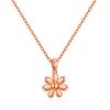 Philip Jones Rose Gold Plated Daisy Necklace