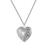 Philip Jones Silver Plated Heart Locket