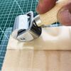 KAMON Leather Roller Width 1.0 inch (25 mm) Leather Craft Crimping Adhesive Tool Tool Tool