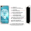 Case Compatible with iPod Touch 5th/6th/7th Generation, Cheerleader, Personalized Engraving Included (Light Blue)