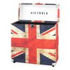 Vinyl Record Collector Storage Case British Union Jack Retro Turntable Classic
