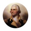 General George Washington Portrait Face PopSockets Swappable PopGrip
