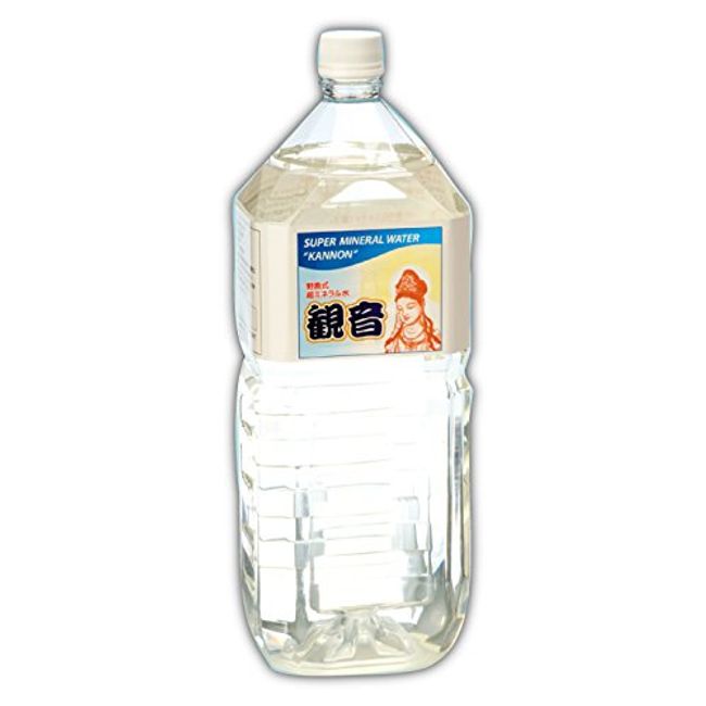 Super Mineral Water Kannon (2 L) Pack of 1, Trace Elements, Concentrated Ore, Mineral