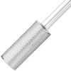 USA Professional Crystal Top Silver Small Barrel Nail Drill Bit Extra Fine Grit