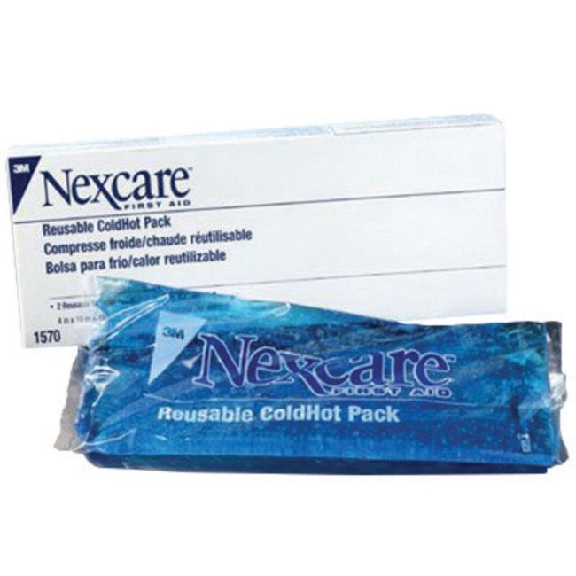 3M Nexcare Reusable Hot/Cold Therapy Pack 4 X 10 Inch -2 PACK