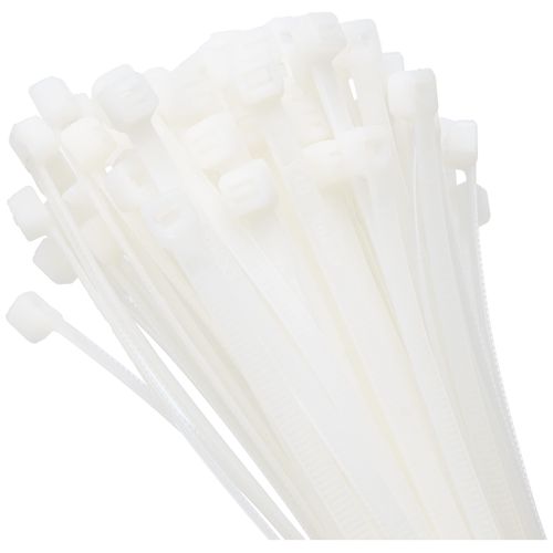 Blue Spot 40053 4.8 x 200 mm Cable Ties - Clear (100-Piece)