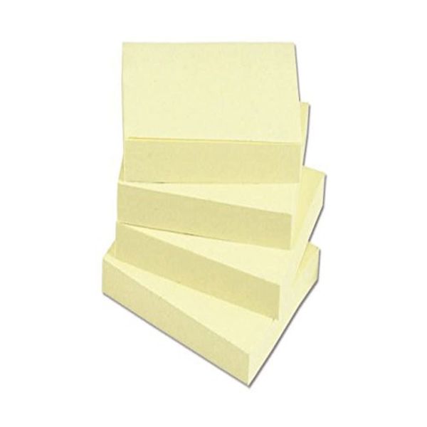 Whitebox WX10500 A5 40mm x 50mm Note - Yellow