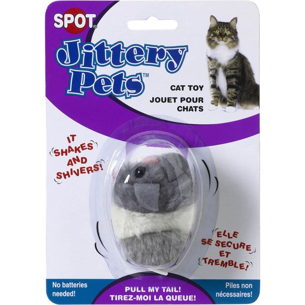 Ethical Pet Plush Jittery Mouse Cat Toy [Set of 2]2