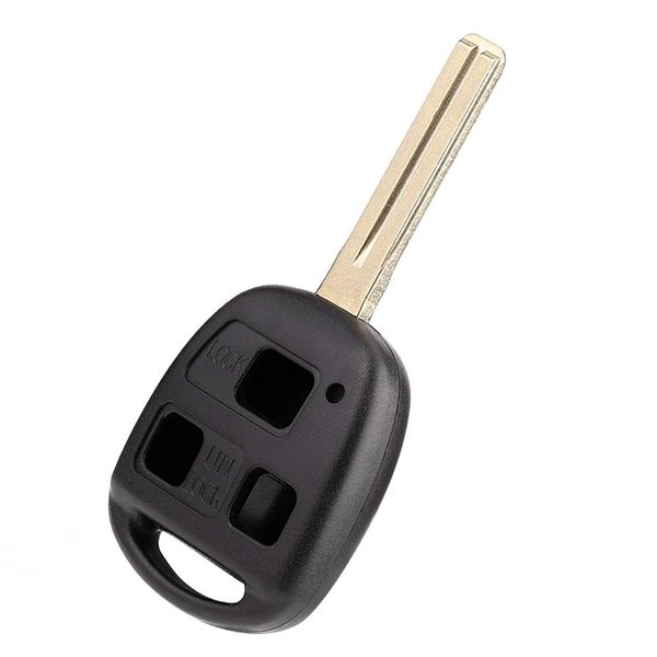 Car Key Case - 3 Button Remote Control Case for Is200, Gs300, Ls200, Rx300 Models