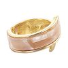 Flower Ring HTC0045-PK Tail Clutch (Small), Marble Parts, Pink