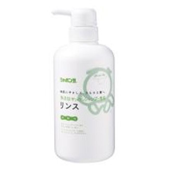 Shabondama Soap Additive-Free Series Soap Bubble-Free Soap Shampoo Rinse &lt;Main Item&gt; 520ml