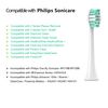 Gypoirul Toothbrush Replacement Heads Compatible with Philips Sonicare Replacement Heads, Electric Brush Head for 4100 5100 6100 HX9023 W Optimal Plaque Control 10 Pack,