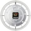 SEIKO 11 Inch St John Brushed Metal Wall Clock