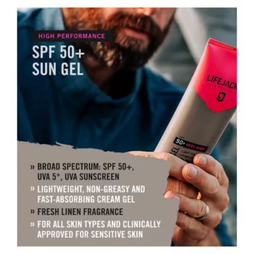 LifeJacket SPF 50+ Sun Gel 100ml