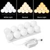 Detachable Bulb USB Powered Vanity Mirror Lamp Hollywood Vanity Lamp