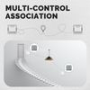 MOES Mini Smart Light Switch Zigbee Module, Requires Neutral Wire, Toggle Switch Flush Mounted, MOES APP Control, Compatible with Alexa and Google Home - 10A 1 Gang