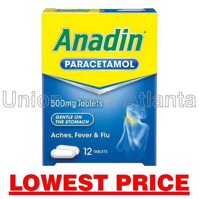 Anadin Paracetamol (12 tablets) exp 03/2025 - LOWEST PRICE