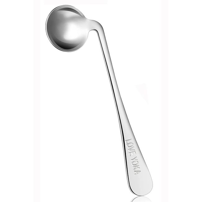 GHzzY Adaptive Curved Utensils - Anti-Shake Angled Spoon for Elderly,Parkinson,Arthritis & Handicap - Stainless Steel Adaptive Eating Aid,Right