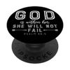 God Is Within Her She Will Not Fail Prayer PopSockets Swappable PopGrip