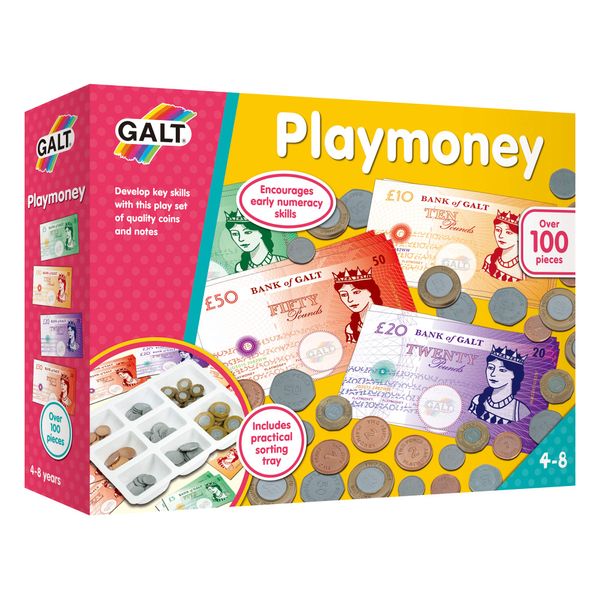 Galt Toys, Playmoney, Toy Play Money For Kids, Ages 4 Years Plus