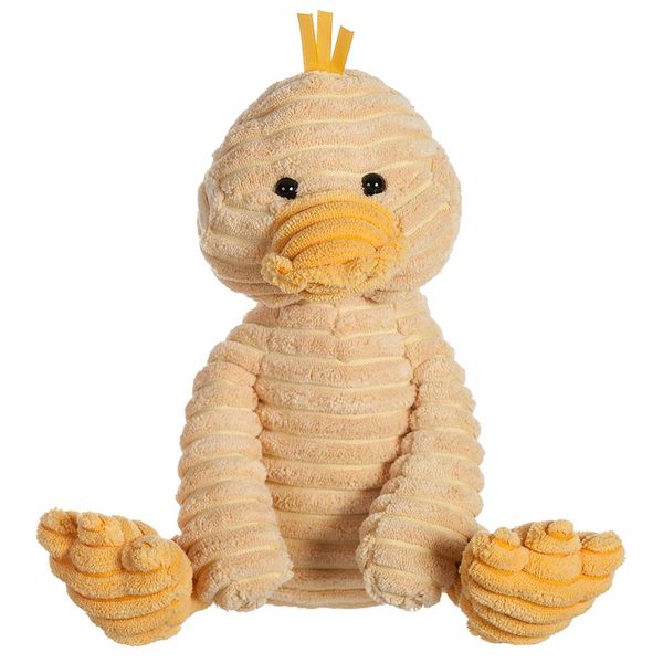 Apricot Lamb Toys Plush Corduroy Duck Stuffed Animal Soft Cuddly Perfect for Child (Corduroy Duck, 8.5 Inches)