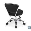 Dayton Pedicure Stool (Black) Rolling stool Adjustable Height for Pedicure spa
