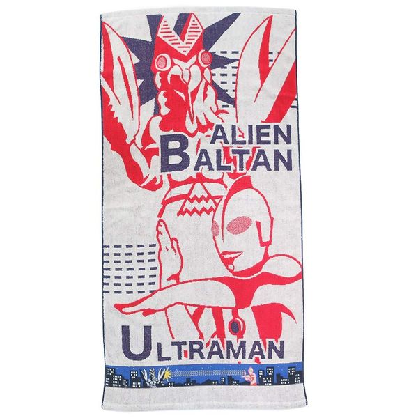 Bandai 6765000400 Ultraman Bath Towel, 23.6 x 47.2 inches (60 x 120 cm), Supesium Ray