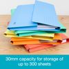 Elba Foolscap Document Wallets, Assorted Colours, A4+, Pack of 10 Folders
