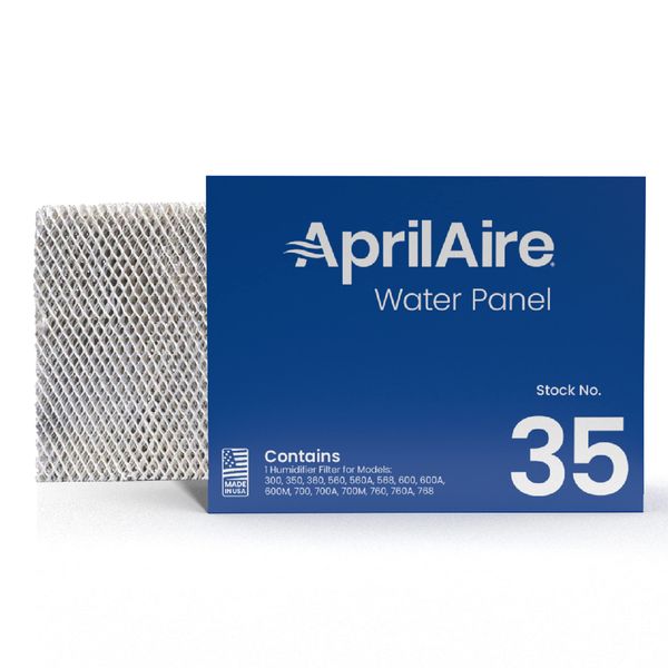 Aprilaire 35 Humidifier Filters, Genuine Media for Aprilaire Models 350, 360, 560, 568, 600, 700, 760 & 768 - 2 Pack