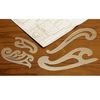 C Thru French Curve Set, Transparent Plexiglass