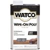 Watco 68041 Wipe-On Polyurethane Finish, Quart, Clear Gloss