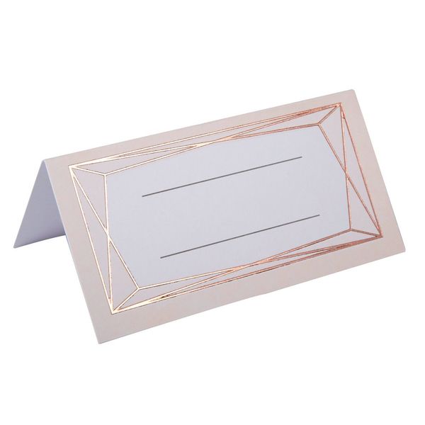 Neviti - Geo Blush - Place Cards, Pack of 25