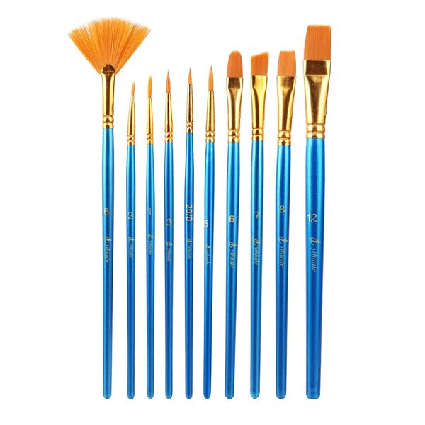 U/B Acrylic Paint Brush, YIHUALE Multi-purpose, Face Brush, Nylon Paint Brush, Watercolor Plastic Model, Paint Set of 1, Japanese Painting, Blue