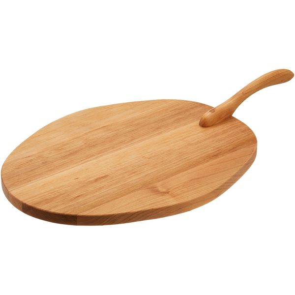 Nankai Tsusho 0129-031 Scandinavisk Hemthroid Serving Board, Natural with Handle