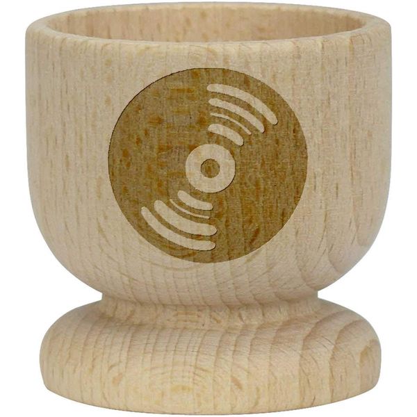 'Vinyl Record' Wooden Egg Cup (EC00011977)