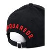 DSQUARED2 Icon Unisex Baseball Cap Black Red, black