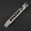 Pry Bar, Titanium Alloy Keychain Prybar with Bottle Opener/Fast Cutter Function for Outdoor Use