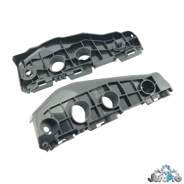 Bumper Bracket Set For 2009-2010 Toyota Corolla Set Driver & Passenger Side BLK